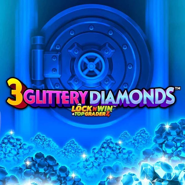 3 Glittery Diamonds slot icon by PearFiction Studios, available at Winspirit Casino