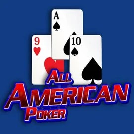 All American Poker slot logo by RTG (Reel Time Gaming) at Winspirit Casino