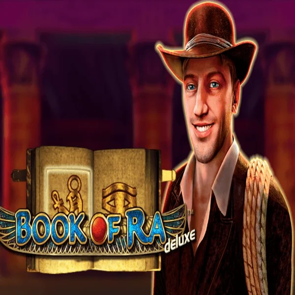 Slots logo of Book of Ra Deluxe from Novomatic at Winspirit Casino