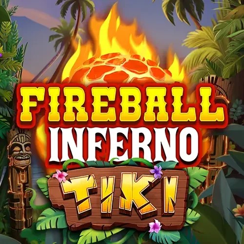 Fireball Inferno Tiki logo by NetEnt at Winspirit Casino