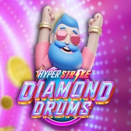 Hyper Strike Diamond Drums logo by Gameburger Studios at Winspirit Casino